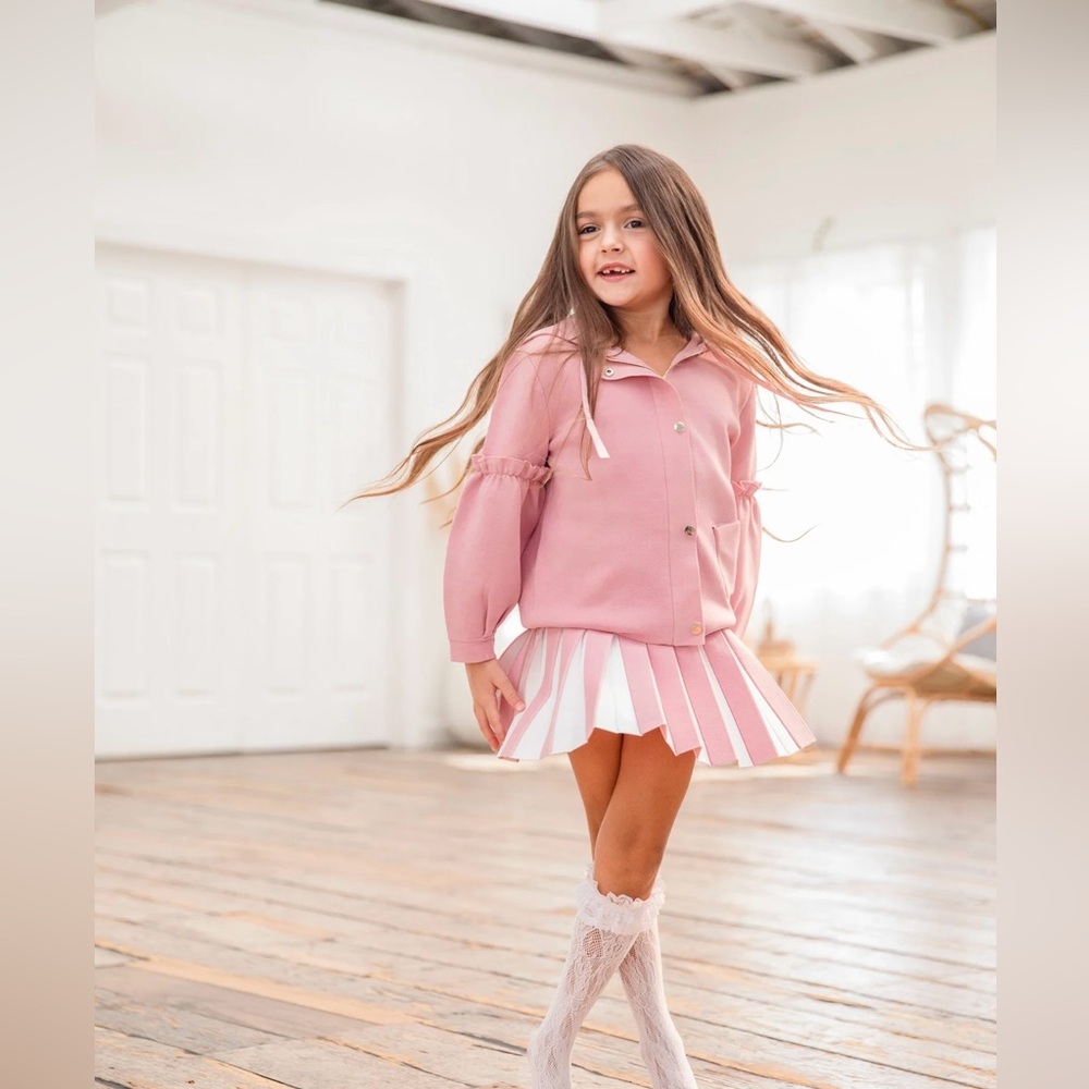 Aleeza Paris Mini Rosee Zippered Cardigan - Picture 4 of 4